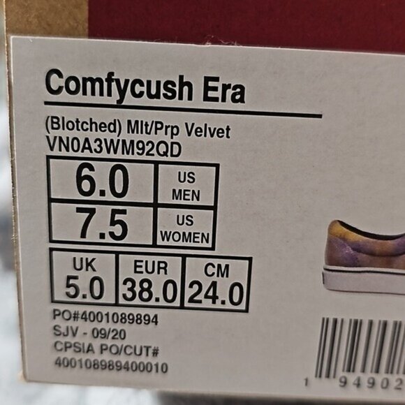 Vans Blotched Shoes Size 7.5 New - Picture 5 of 9